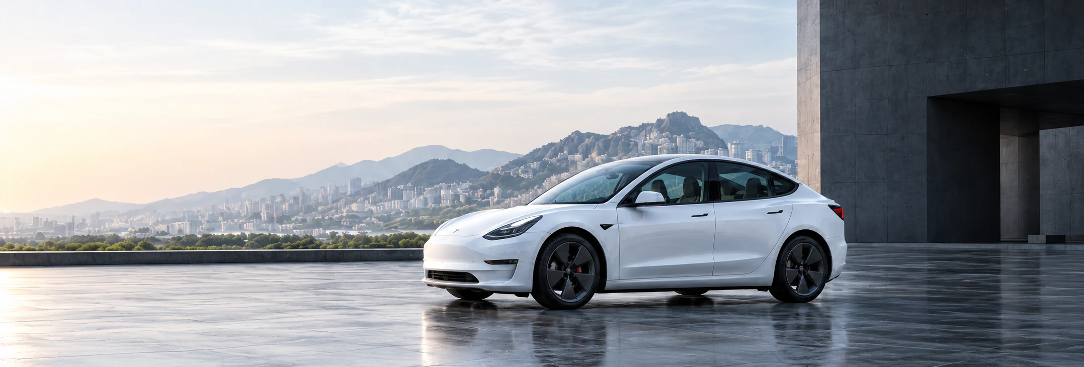 Model 3首页视觉封面