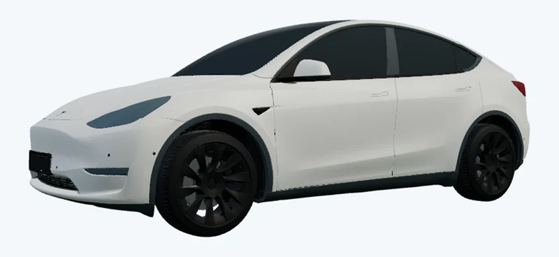 Model Y实际3D模型预览