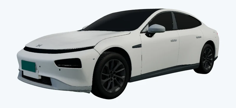 小鹏 P7本车3D外观预览